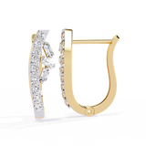 WOKE™ .9CT  Lab grown diamond bali in 14k Gold