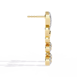 WOKE™ .88 CT  Moissanite butterfly earrrings in 14k Gold (Copy)