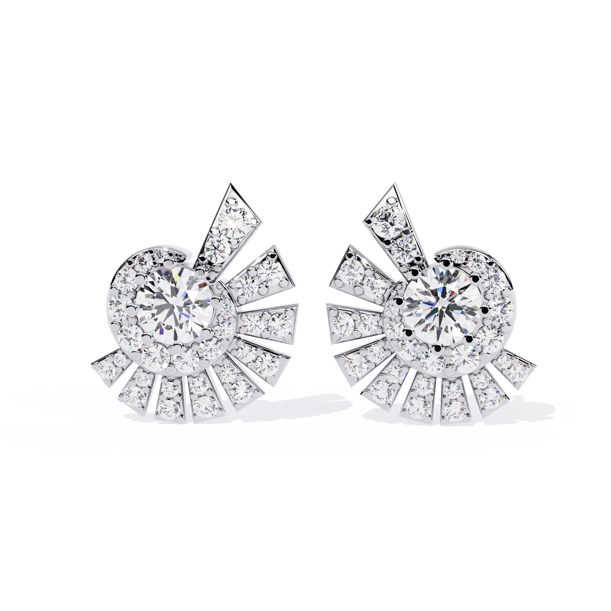 WOKE™ 1.38 CT  Lab grown diamond studs in 14k Gold