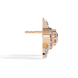 WOKE™ 1.38 CT  Lab grown diamond studs in 14k Gold