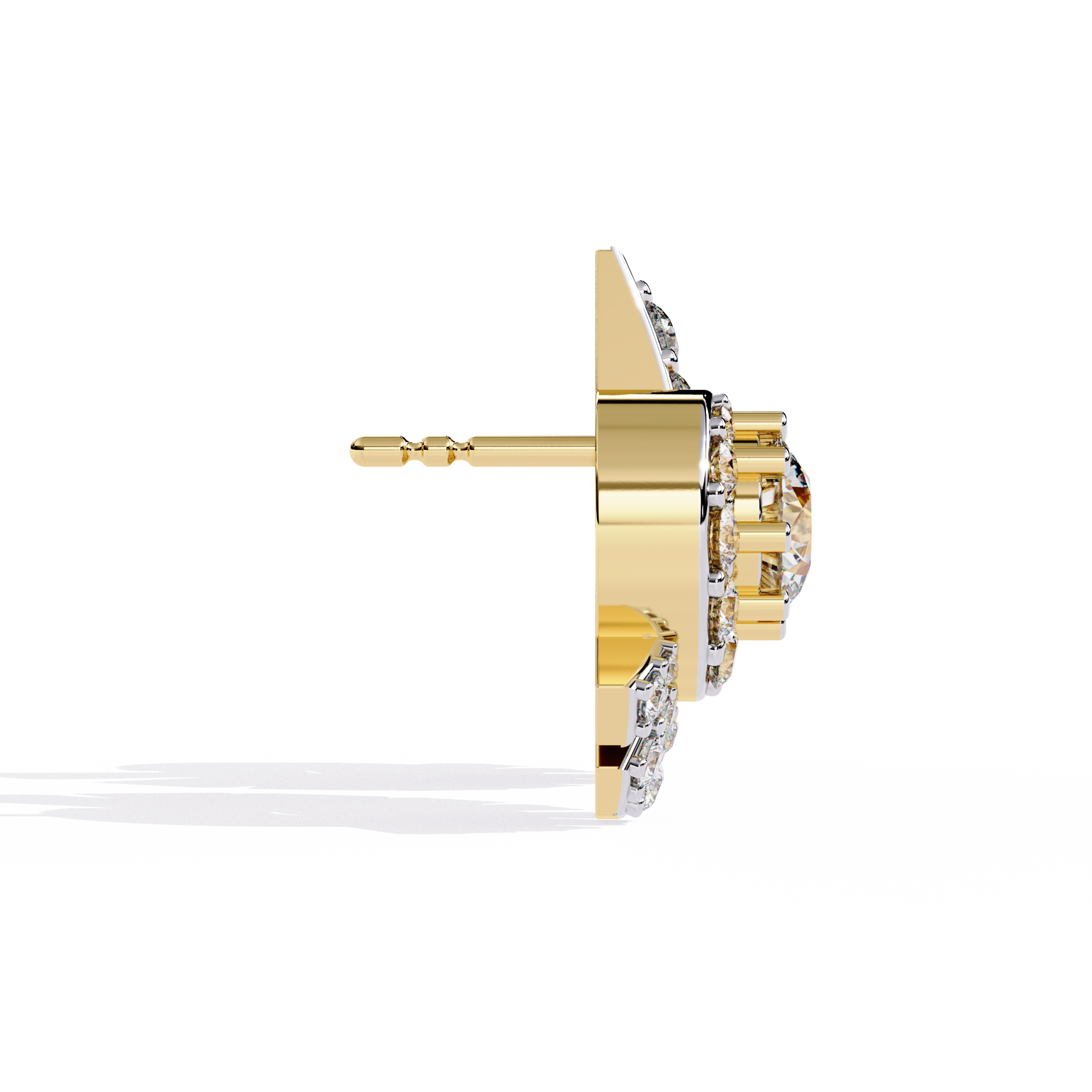 WOKE™ 1.38 CT  Lab grown diamond studs in 14k Gold