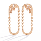 WOKE™ .78 CT  Lab grown diamond earrings in 14k Gold