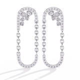 WOKE™ .78 CT  Lab grown diamond earrings in 14k Gold