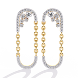 WOKE™ .78 CT  Lab grown diamond earrings in 14k Gold