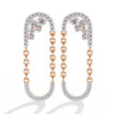 WOKE™ .78 CT  Lab grown diamond earrings in 14k Gold