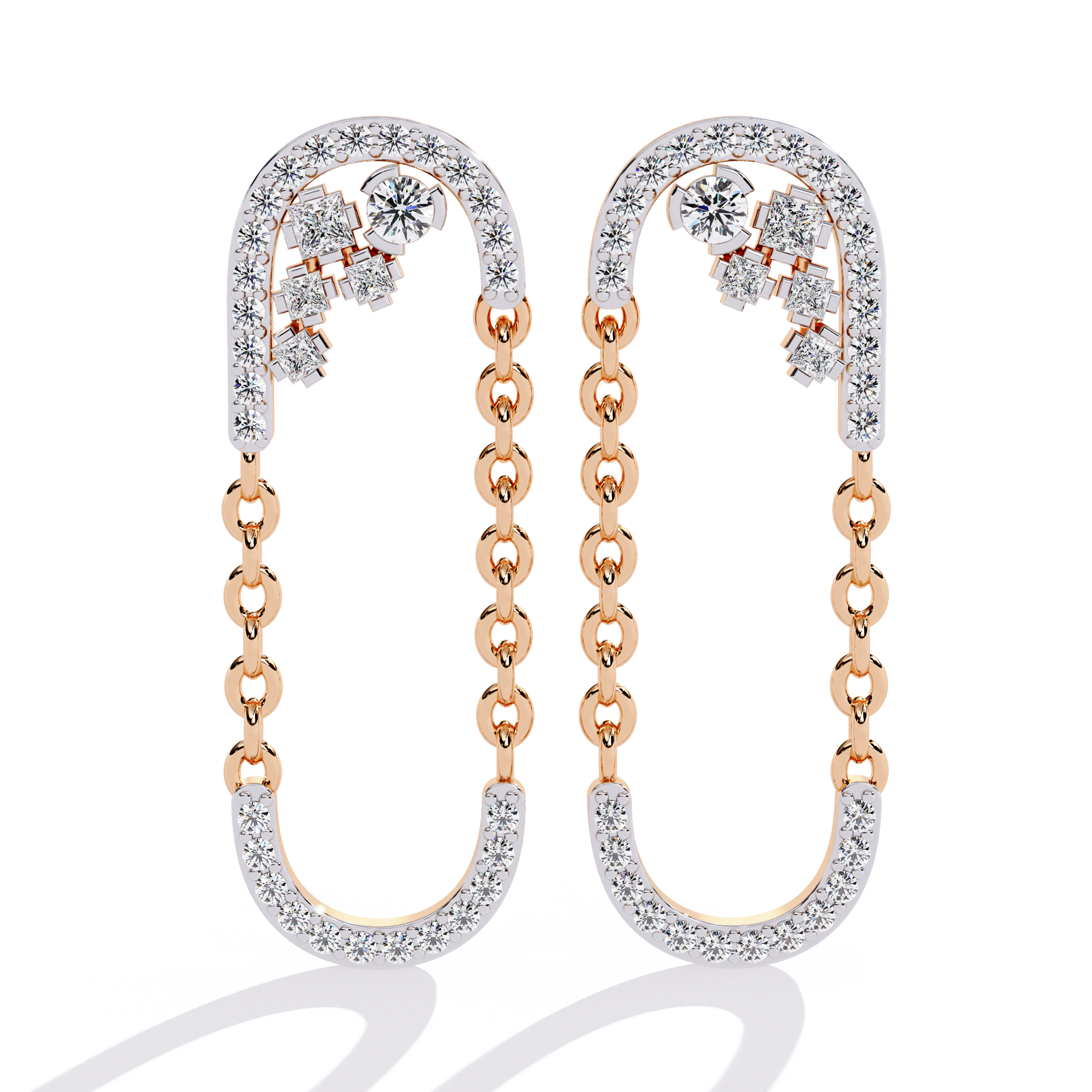 WOKE™ .78 CT  Lab grown diamond earrings in 14k Gold