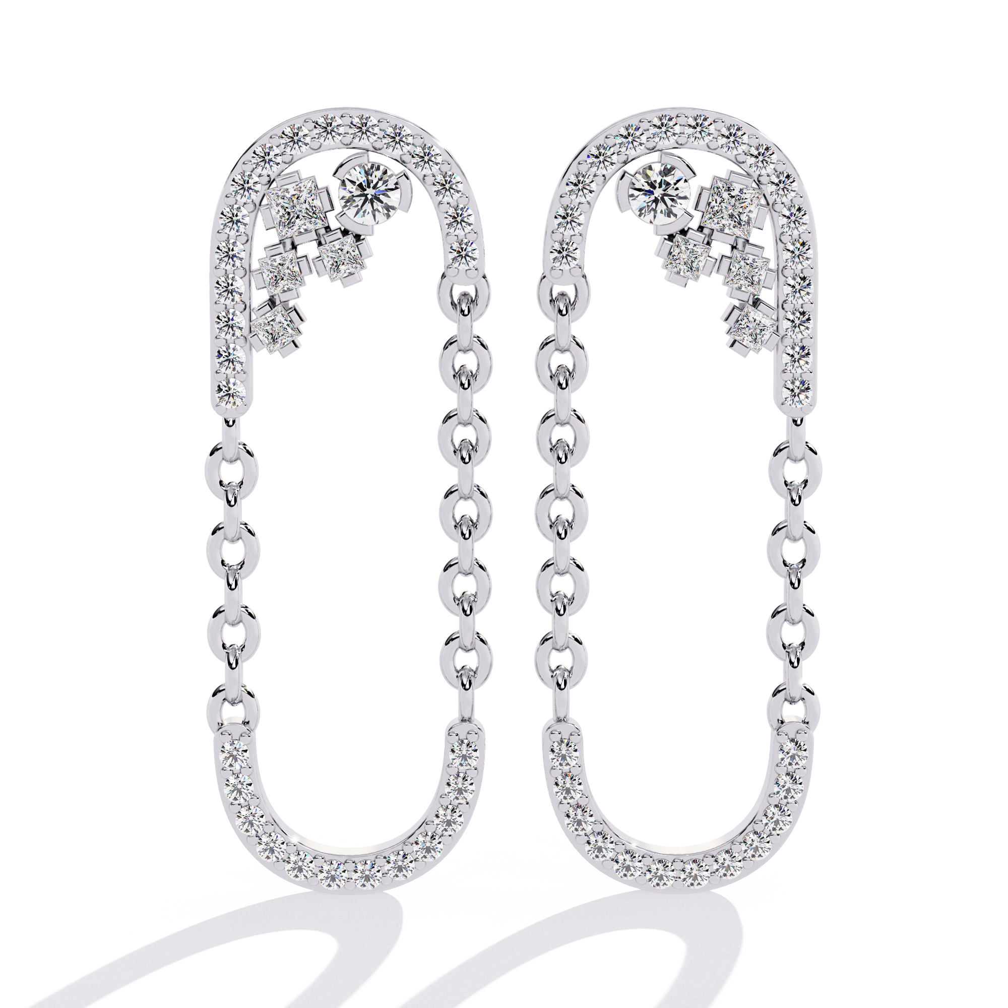 WOKE™ .78 CT  Lab grown diamond earrings in 14k Gold