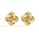 WOKE™ .68 CT  Moissanite earrings in 14k Gold (Copy)