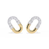 WOKE™ .38 CT  Lab grown diamond earrings in 14k Gold