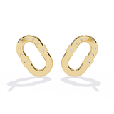 WOKE™ .38 CT  Lab grown diamond earrings in 14k Gold