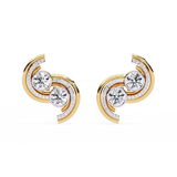 WOKE™ .68 CT  Lab grown diamond earrings in 14k Gold