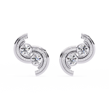 WOKE™ .68 CT  Lab grown diamond earrings in 14k Gold