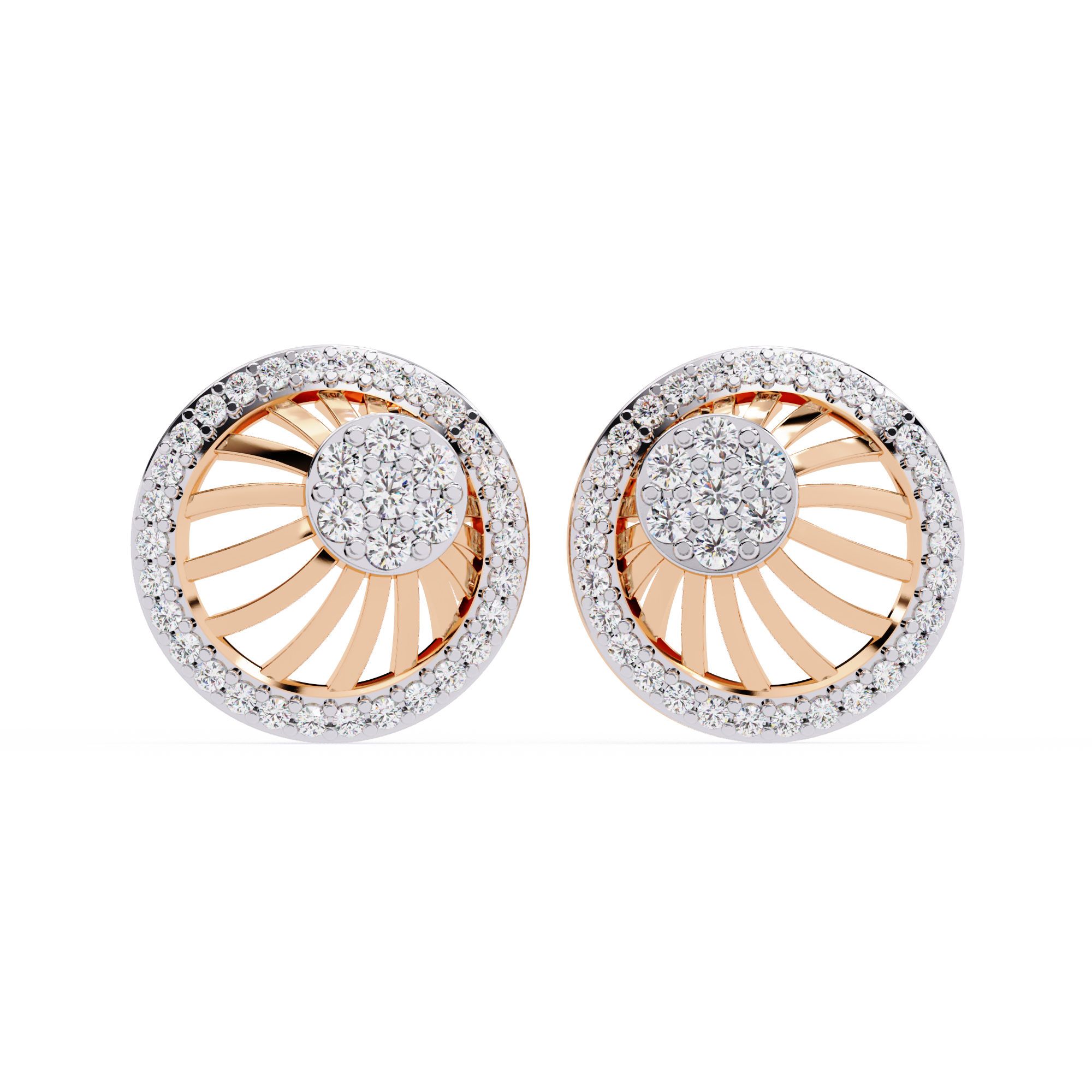 WOKE™ .58 CT  Moissanite  earrings in 14k Gold (Copy)