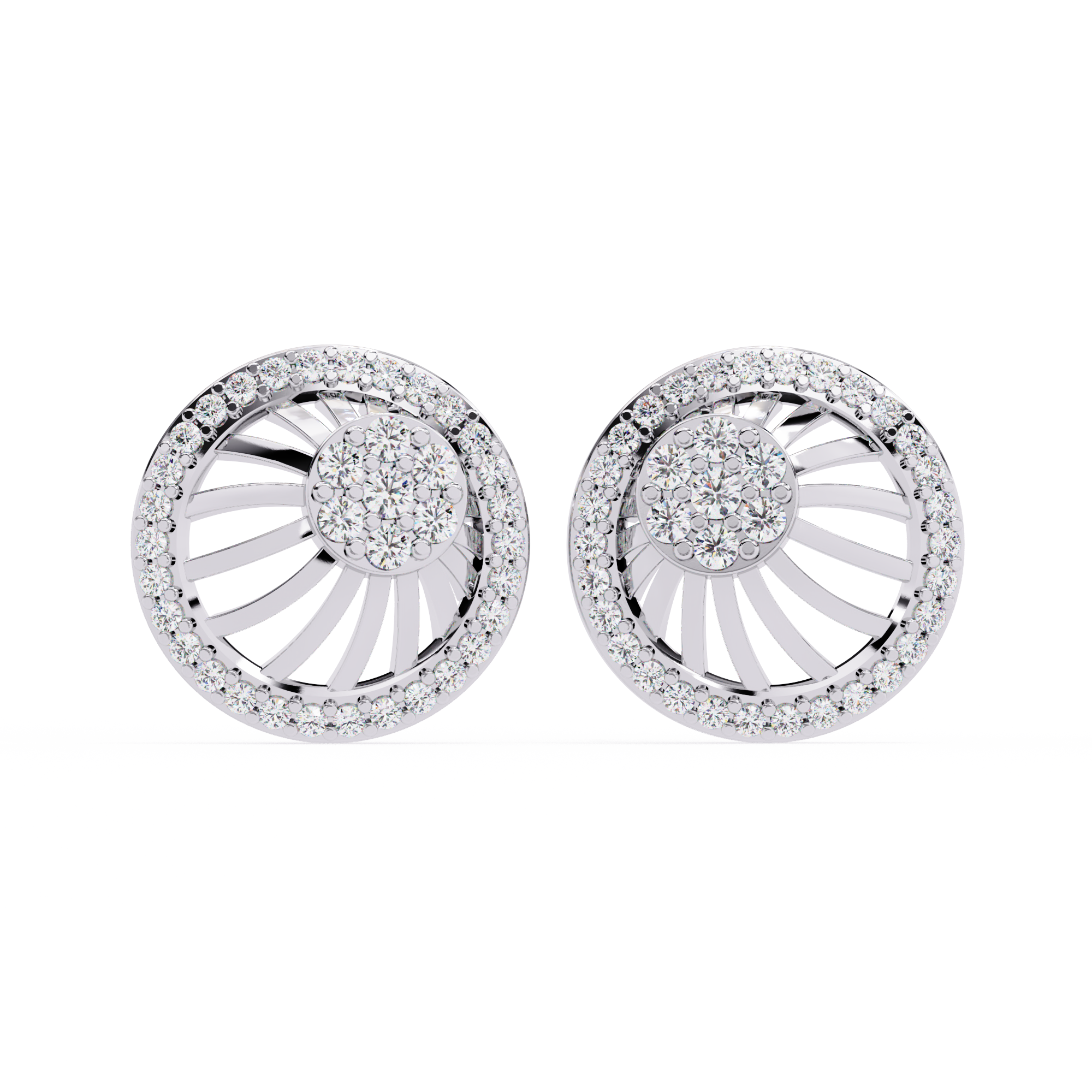 WOKE™ .58 CT  Moissanite  earrings in 14k Gold (Copy)