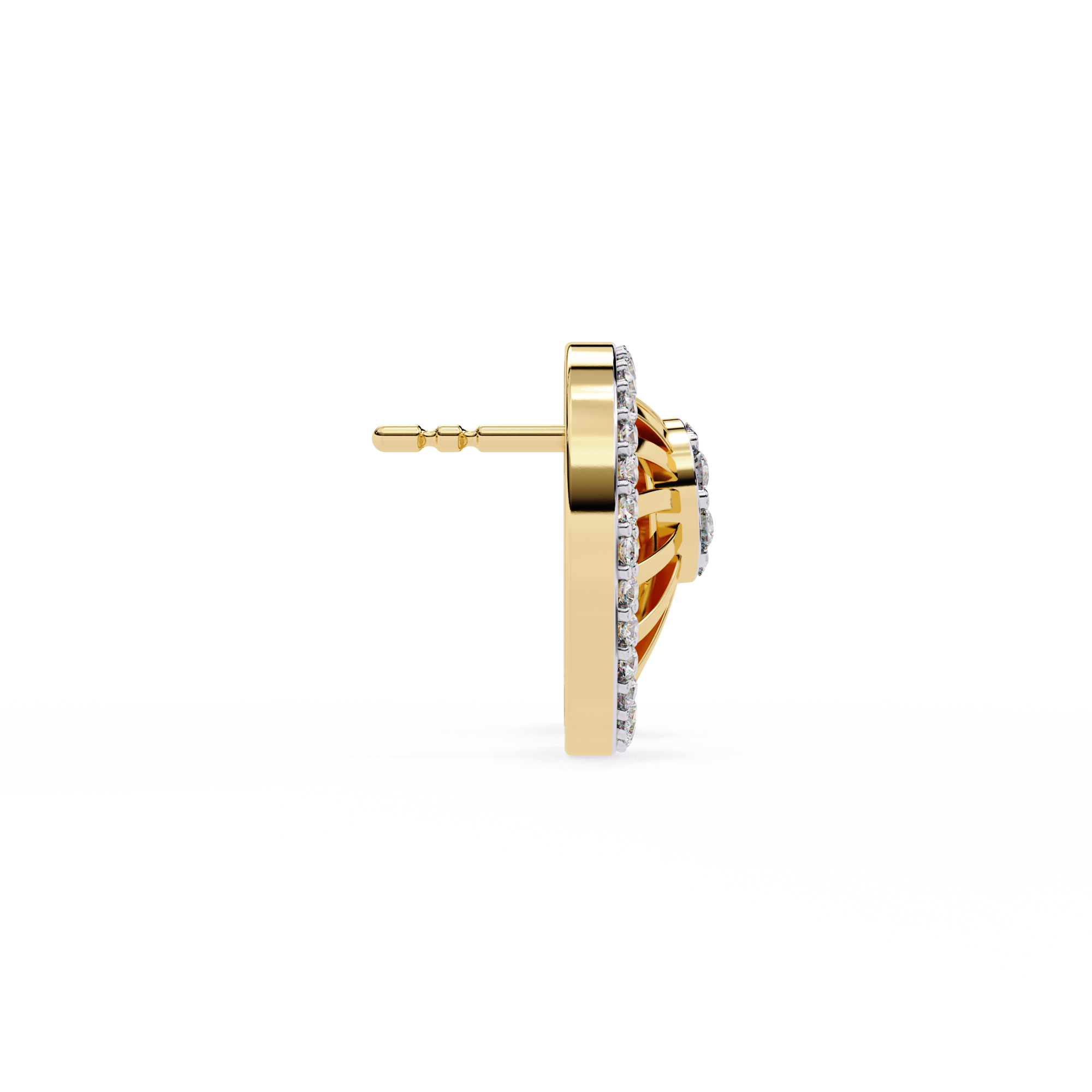 WOKE™ .58 CT  Moissanite  earrings in 14k Gold (Copy)