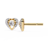 WOKE™ .85 CT  Moissanite earrings in 14k Gold (Copy)