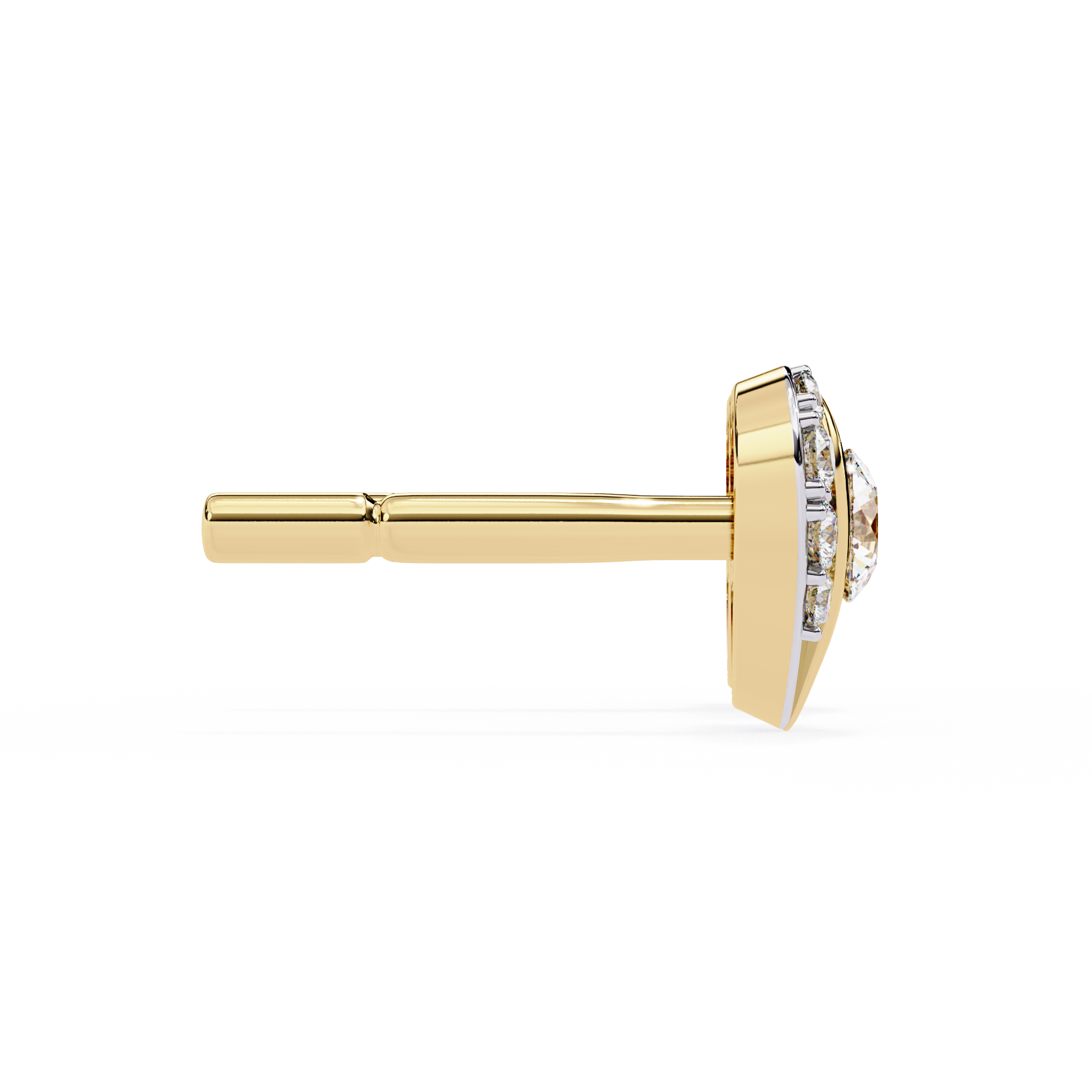 WOKE™ .85 CT  Moissanite earrings in 14k Gold (Copy)