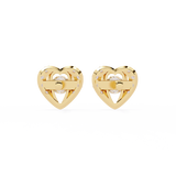 WOKE™ .85 CT  Moissanite earrings in 14k Gold (Copy)
