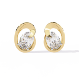 WOKE™ .84 CT Moissanite earrings in 14k Gold (Copy)