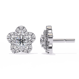 WOKE™ .84 CT  Lab grown diamond earrings in 14k Gold