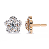 WOKE™ .84 CT  Lab grown diamond earrings in 14k Gold