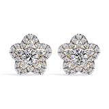 WOKE™ .84 CT  Lab grown diamond earrings in 14k Gold