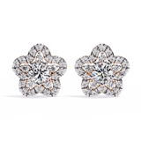 WOKE™ .84 CT  Lab grown diamond earrings in 14k Gold