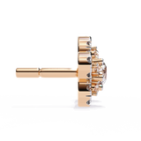WOKE™ .84 CT  Lab grown diamond earrings in 14k Gold