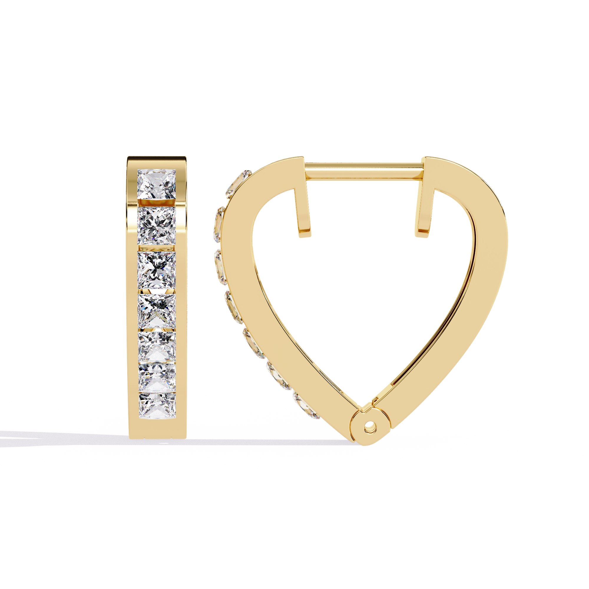 WOKE™ .34 CT  Moissanite earrings in 14k Gold (Copy)