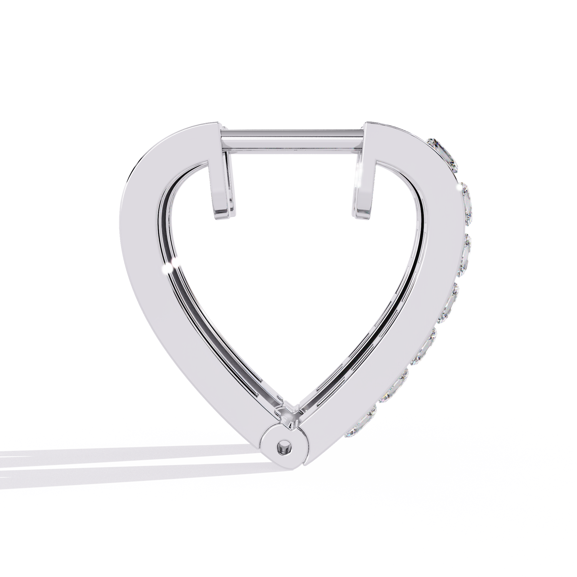.24 CT  Lab grown diamond earrings in 925 sterling silver| By WOKE