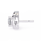 WOKE™ .54 CT  Lab grown diamond earrings in 14k Gold