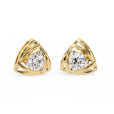 WOKE™ .54 CT  Lab grown diamond earrings in 14k Gold