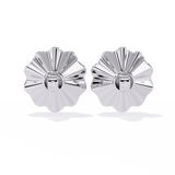 WOKE™ 0.28 CT  Lab grown shell earrrings in 14k Gold