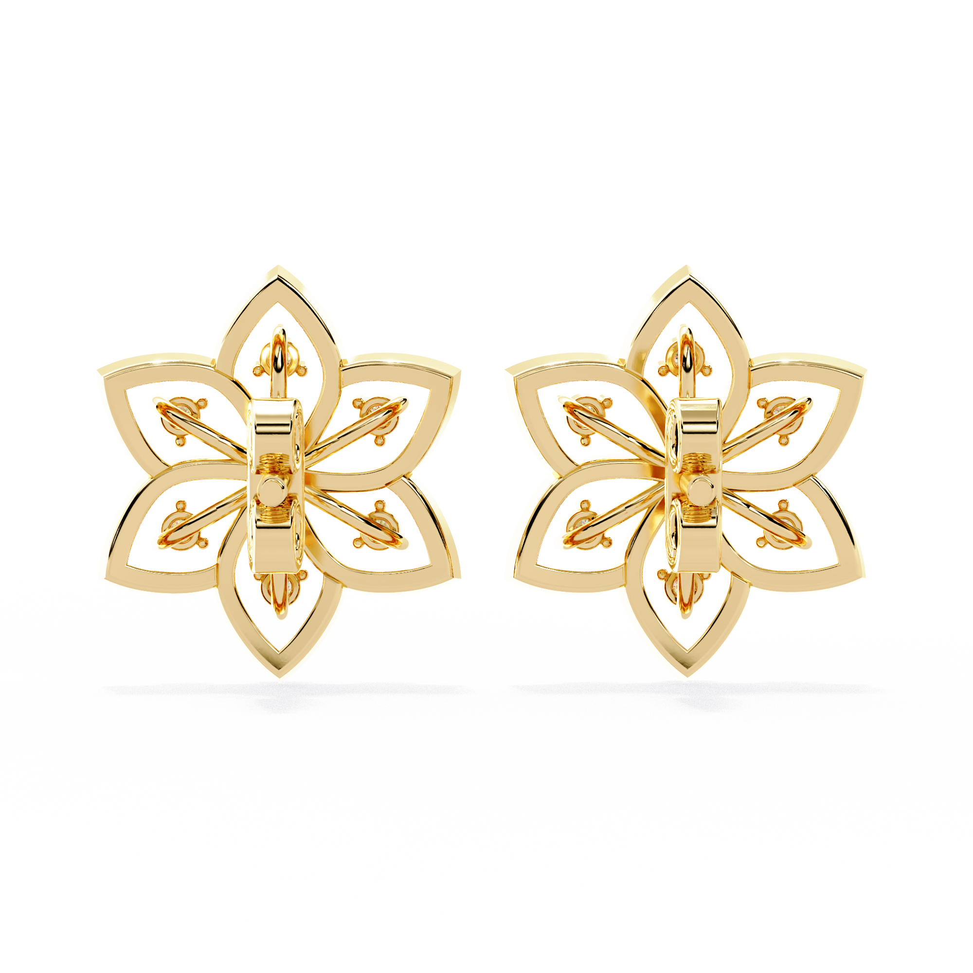 WOKE™ 0.38 CT Moissanite butterfly earrrings in 14k Gold (Copy)