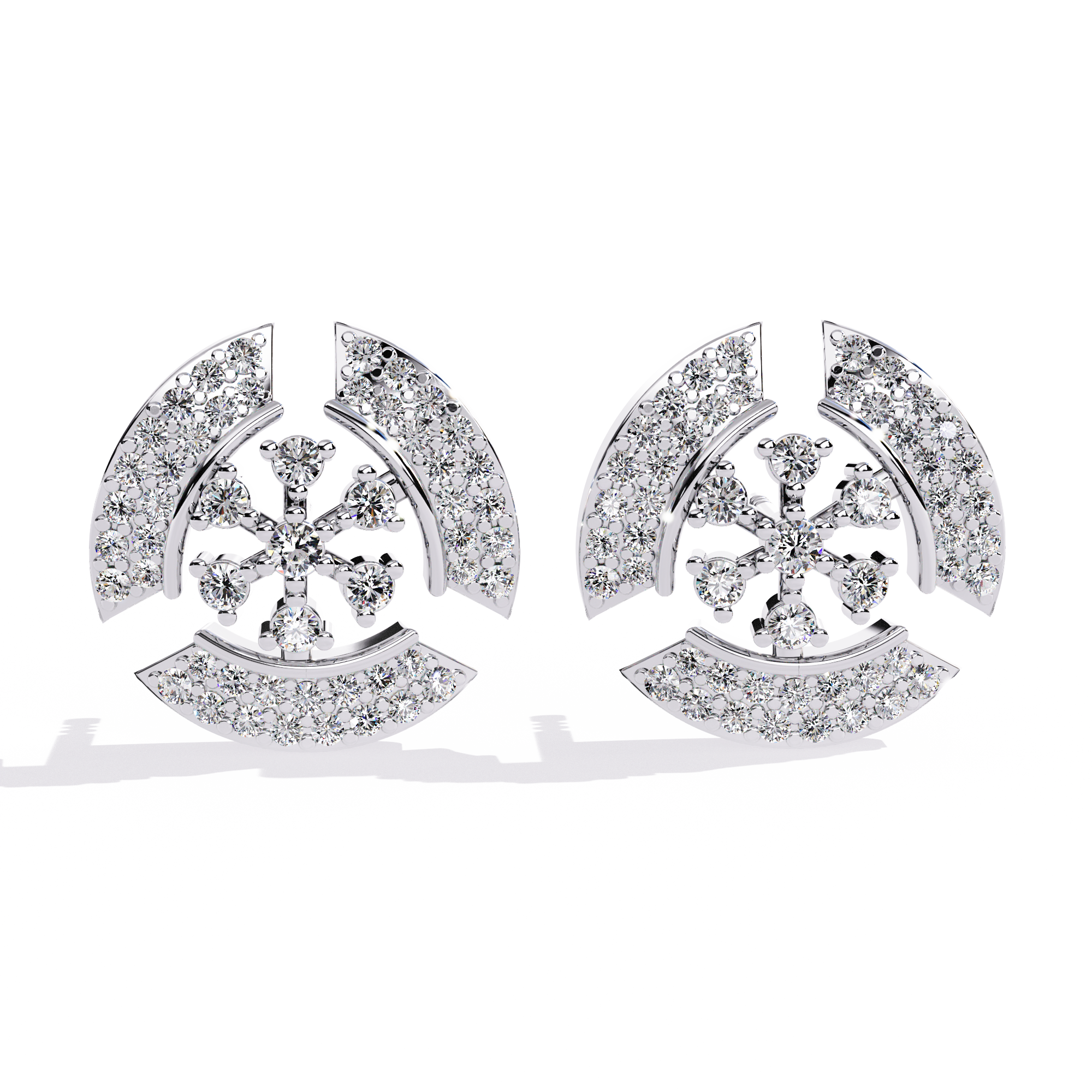WOKE™ 0.58 CT Moissanite butterfly earrrings in 14k Gold (Copy)