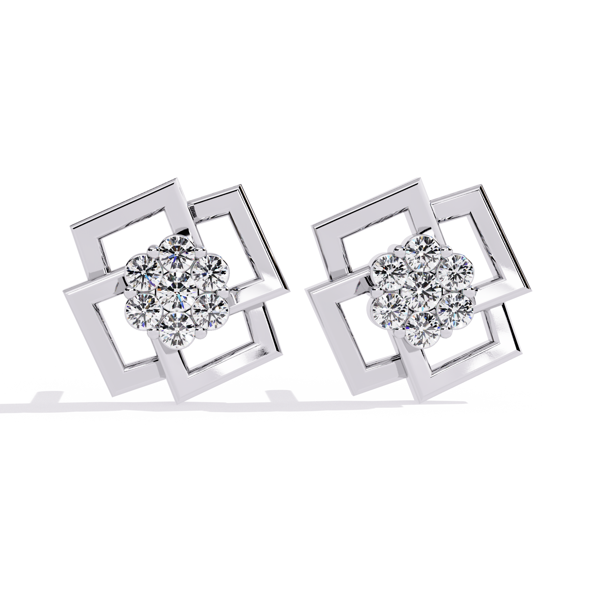 WOKE™ 0.58 CT  Moissanite butterfly earrrings in 14k Gold (Copy)