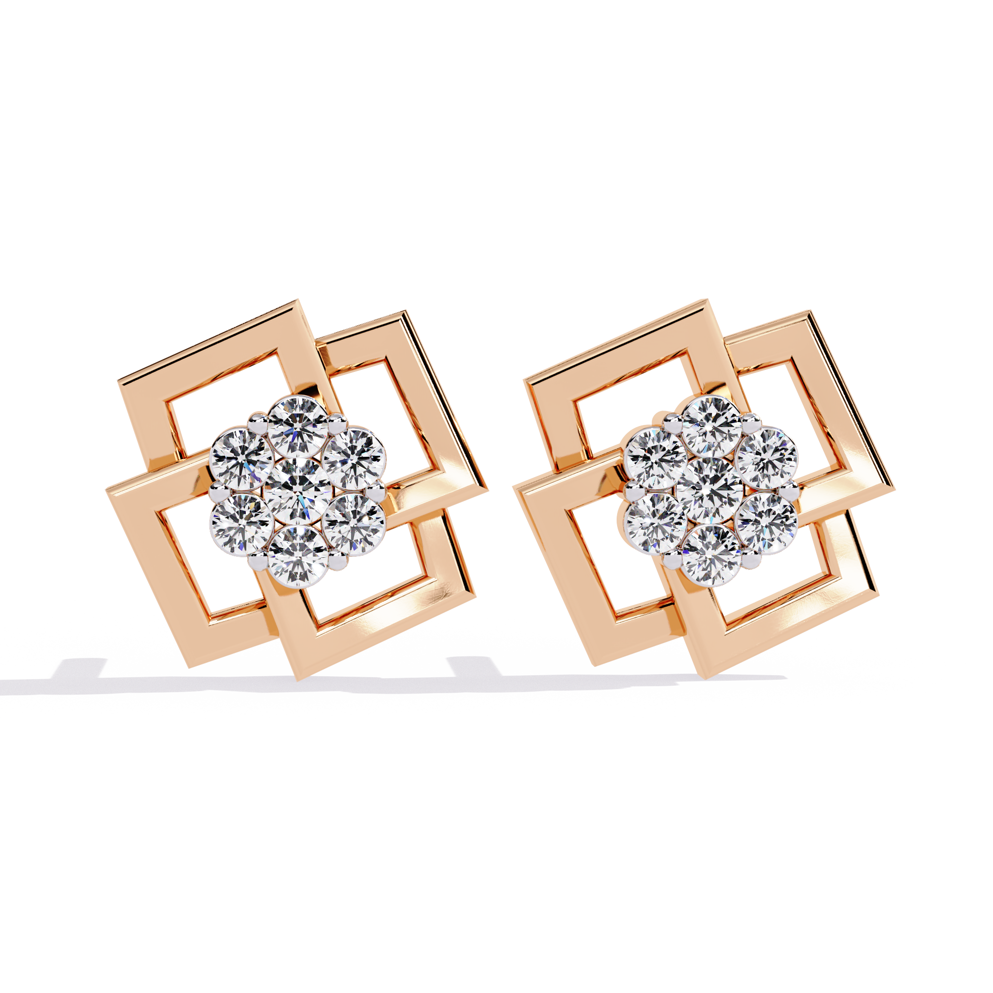 WOKE™ 0.58 CT  Moissanite butterfly earrrings in 14k Gold (Copy)