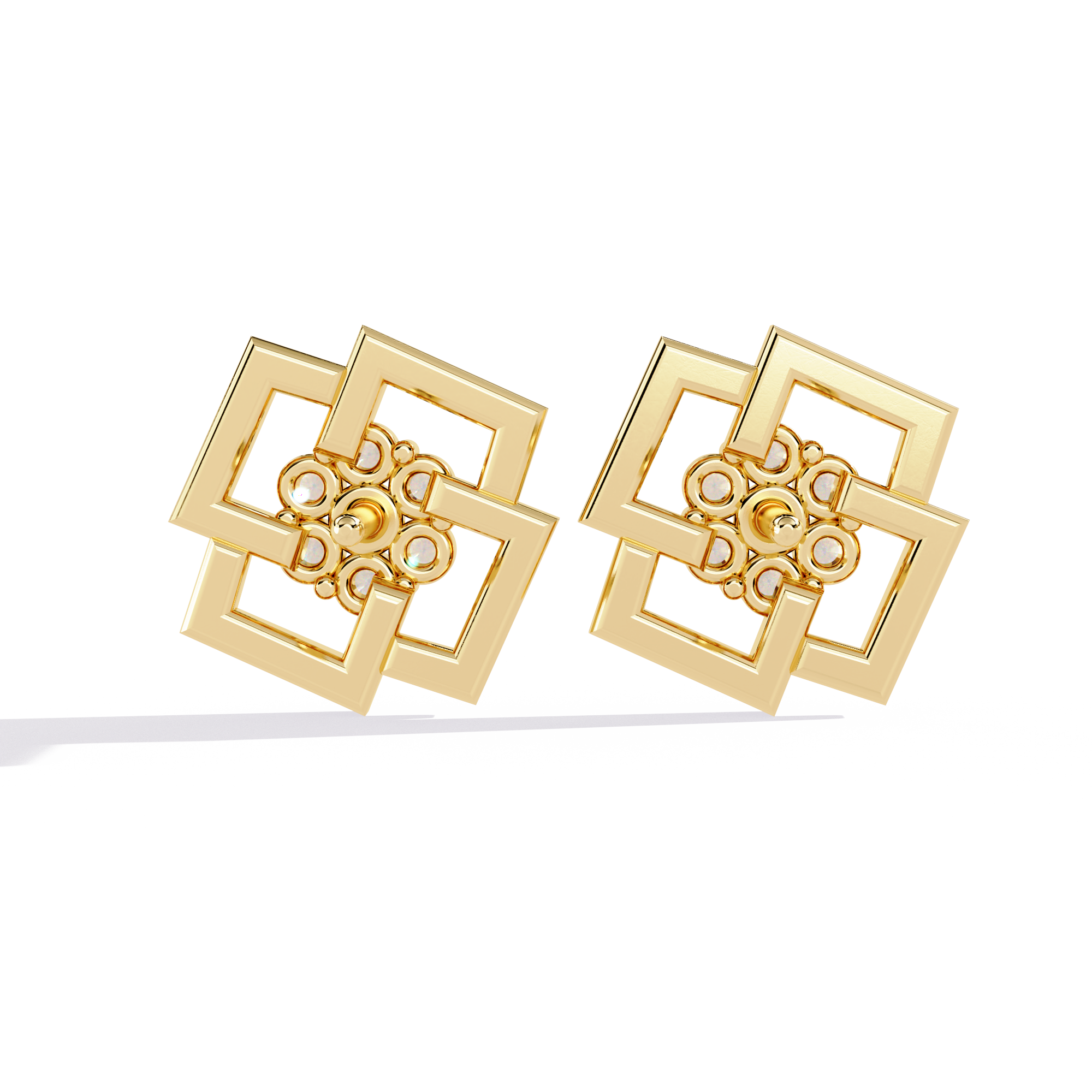 WOKE™ 0.58 CT  Moissanite butterfly earrrings in 14k Gold (Copy)