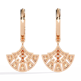 WOKE™ 0.88 CT  Lab grown evil eye bali in 14k Gold