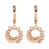 WOKE™ 0.58 CT  Lab grown evil eye earrrings in 14k Gold