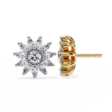 WOKE™ 1.68 CT  Lab grown diamond butterfly earrrings in 14k Gold