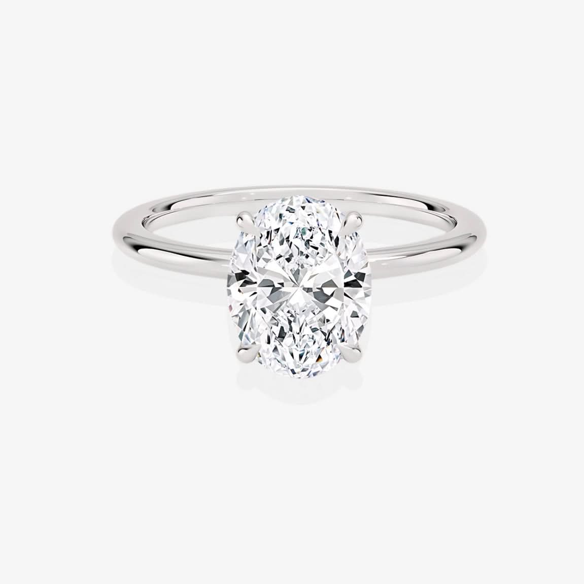 3 carat oval halo moissanite ring | Moissanite ring in gold and 925 sterling silver| GRA certified moissanites