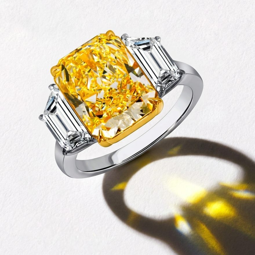 "THE SUNKISSED" 4.5CT, 925 SILVER