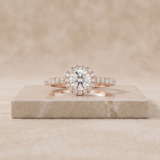 1 CT Round Moissanite Ring | WOKE
