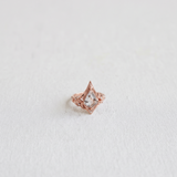 2 CT Portrait Cut Lab Grown Diamond Ring in 14K Gold |WOKE