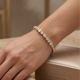 Multi-shape Lab Grown Diamond Bracelet in 9K Gold/14K Gold