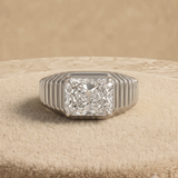 3 CT Radiant Cut Lab Grown Ring | "THE BATMAN RING" (Copy)