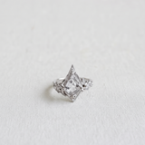 2 CT Portrait Cut Lab Grown Diamond Ring in 14K Gold |WOKE