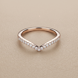 0.19 CT Round Moissanite Ring in 9K Gold/925 Silver |WOKE