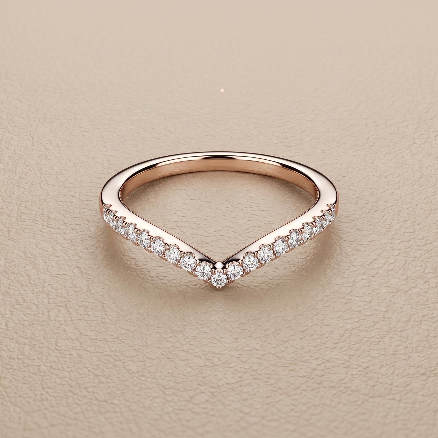0.19 CT Round Moissanite Ring in 9K Gold/925 Silver |WOKE